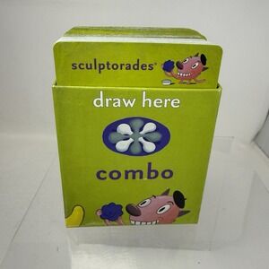 Cranium Cadoo Game 2002 Green Combo Cards Replacement Part Piece